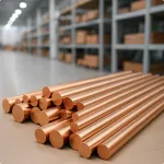 Пруток бронзовый БрАЖ9-4 28 мм круглый твёрдый горячекатаный ГОСТ 1628-2019