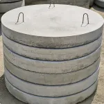 Плита днища колодца КЦД 25 3000х140мм Серия 3.900.3